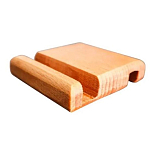 Подставка для телефона дерево квадрат 7 х 9 см