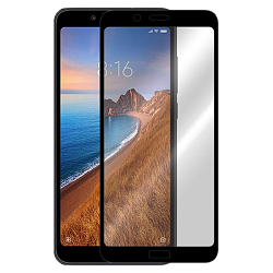 Противоударное стекло для Xiaomi Redmi 7A с рамкой без упаковки