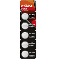 Элемент питания SMARTBUY CR2025 BL-5