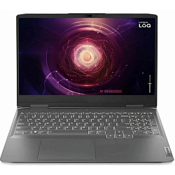Ноутбук игровой 15.6" Lenovo LOQ 15IRH8 (Intel Core i5-12450H/ 16GB/ SSD 512GB/ RTX 3050 6GB/ DOS) (82XV00S8RK), Storm Grey