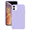 Силиконовый чехол SILICONE CASE для iPhone 11 лавандовая (не оригинал)
