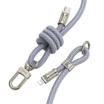 Кабель Lightning <--> Type-C  1.8м HOCO GH7 denim blue