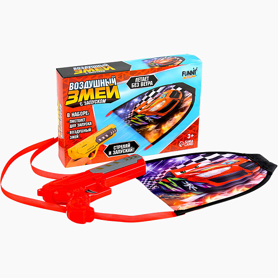 Воздушный змей с запуском Funny toys «Гонка» 10262101