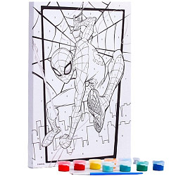Картина по номерам "Герой" 20 х 30 см, Человек-Паук