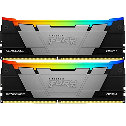 Оперативная память DDR4 32Gb 2x16GB Kingston Fury Renegade KF432C16RB12AK2/32, 3200MHz, RGB RTL PC4-25600 CL16 DIMM 288-pin 1.35В dual rank Ret