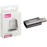 Переходник OTG Lightning <--< microUSB ISA