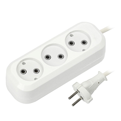 Сетевой удлинитель  7м SMARTBUY 3 розетки б/з ПВС 2х1,0 (SBE-10-3-07-N)