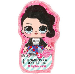 Бомбочка для ванн ЛОЛ в форме героя клубничка, 120 г МИЛАЯ ЛЕДИ 393637