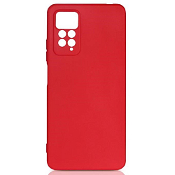 Задняя накладка SILICONE COVER для Xiaomi Redmi Note 11 PRO красный