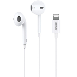 Наушники REMAX RM-702i, белый, Lightning