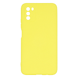 Силиконовый чехол NANO для Xiaomi POCO M3 (Желтый)