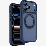 Задняя накладка KEEPHONE OMEGA MAGSAFE CASE WITH 360° ROTATABLE STAND RING для iPhone 17 Pro Max, BLUE