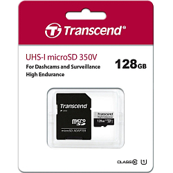 Micro SD 128Gb WALKER Class 10 UHS-1 (95-45 Мб/с) с адаптером SD