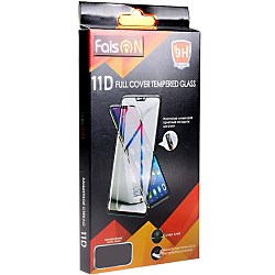 Противоударное стекло 11D FAISON для iPhone 6/6S Plus (5.5) белое, полный клей
