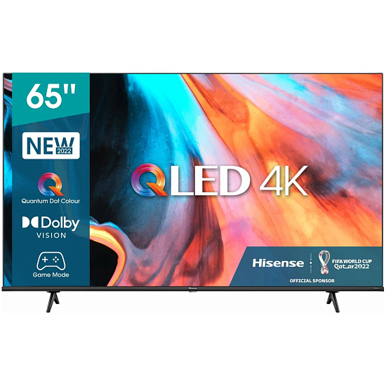 Телевизор Hisense 65E7HQ, 65",черный