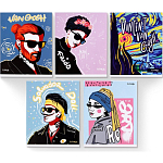 Тетрадь в клетку, 48 листов А5 на скрепке МИКС «1 сентября: Искусство» 7509848