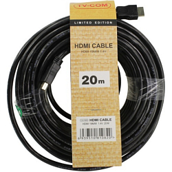 Кабель HDMI <--> HDMI 20.0м TV-COM, V1.4+3D