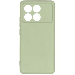 Силиконовый чехол DF для Xiaomi Poco X6 Pro (5G) DF poCase-18 (light green)