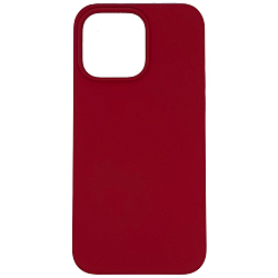 Силиконовый чехол DEPPA Liquid Silicone Case Pro Magsafe для iPhone 15 Pro Max, красный