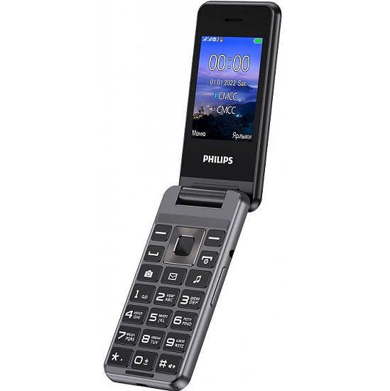Телефон PHILIPS E2601 Xenium темно-серый