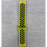 Универсальный силиконовый ремешок NIKE 20-22mm, жёлтый