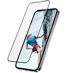 Противоударное стекло 2.5D XO для iPhone14/13/13 Pro, Anti-glare, черный