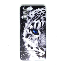 Задняя накладка GRESSO. Коллекция Тигр 2 для Samsung Galaxy M52 черный