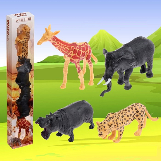 Набор животных «Сафари», 4 фигурки 9942329