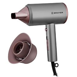 Фен BRAYER BR-3022 (1800 Вт 2 скорости Tornado) (Уценка)