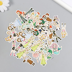 Наклейки для творчества "Малышки" тиснение серебро набор 48 шт 9х7х0,8 см   9498068