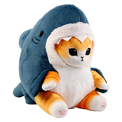 Мягкая игрушка «Котик-акула», 35 см 9934357