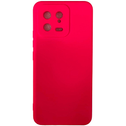 Задняя накладка SILICONE COVER для Xiaomi 13 №10 Фуксия