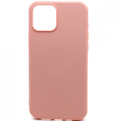 Силиконовый чехол SILICONE CASE NEW ERA для iPhone 12/12 Pro розовый