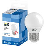 Лампа светодиодная IEK ECO G45 9W/6500К/Е27