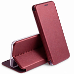 Чехол футляр-книга ZIBELINO Book Wallet для Infinix Hot 50i 4G/Smart 9 4G с магнитной застежкой (бордовый)