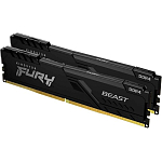 Оперативная память DDR4 32GB (2x16Gb Kit) Kingston Fury Beast Black KF436C18BBK2/32, 3600МГц, DIMM
