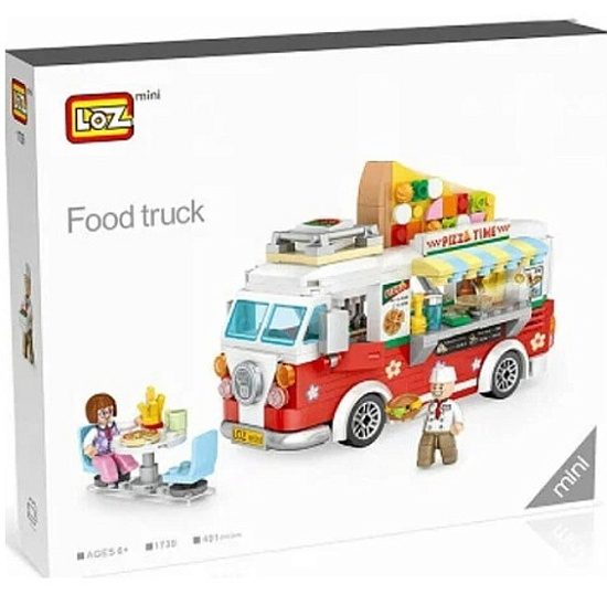 Конструктор LOZ 1739_MK Фудтрак "Пицца"