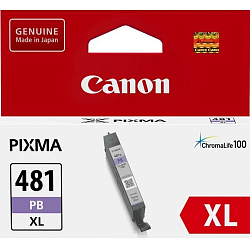Картридж струйный Canon CLI-481XL PB 2048C001 (синий для фотографий) для Canon Pixma TS5140/6140/8140/8540