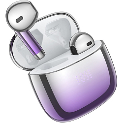 Наушники HOCO EW62 Glitter, фиолетовый