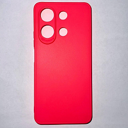 Задняя накладка Мобилис для Xiaomi Redmi Note 13 (4G), фуксия , матовая с защитой камеры