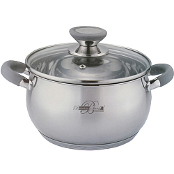 Кастрюля 4.6л BARTON STEEL BS-2315-22