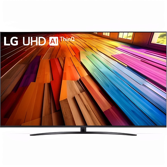 Телевизор LG 75UT81006LA.ARUB черный 75"