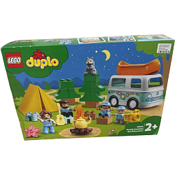 Конструктор LEGO DUPLO 10946 Семейное приключение на микроавтобусе УЦЕНКА