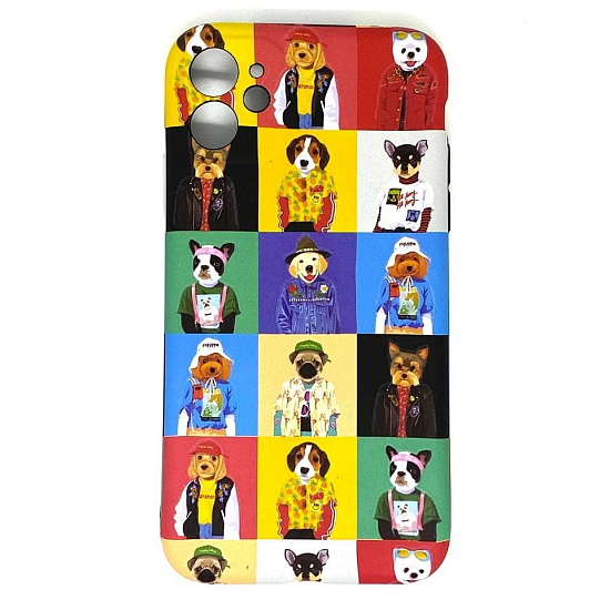 Силиконовый чехол NONAME для iPhone 11 c рисунком (МИКС)