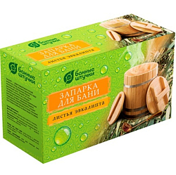 Запарка для бани БАННЫЕ ШТУЧКИ "Листья эвкалипта", 20 фильтр-пак. х 1,5 г, 30017