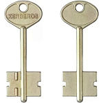 Заготовка ключа Керберос-3 73*25*18,2 мм, лат., б/п