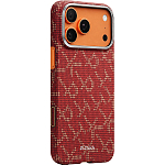 Задняя накладка ПИТАКА для iPhone 17 pro max красный