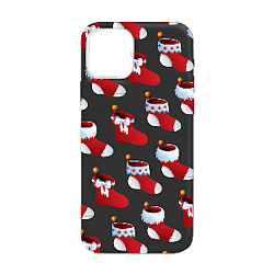 Задняя накладка GRESSO. Коллекция Рождество 2 для iPhone 12/12 Pro  черный