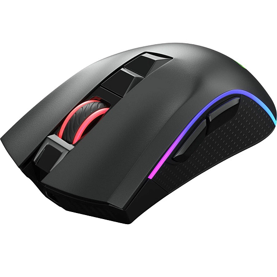 Мышь OKLICK 980GMW черный00dpi) USB (7but)