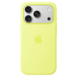 Чехол Apple для iPhone 17 Pro Max Silicone Case with MagSafe – Neon Yellow  (MGFM4)